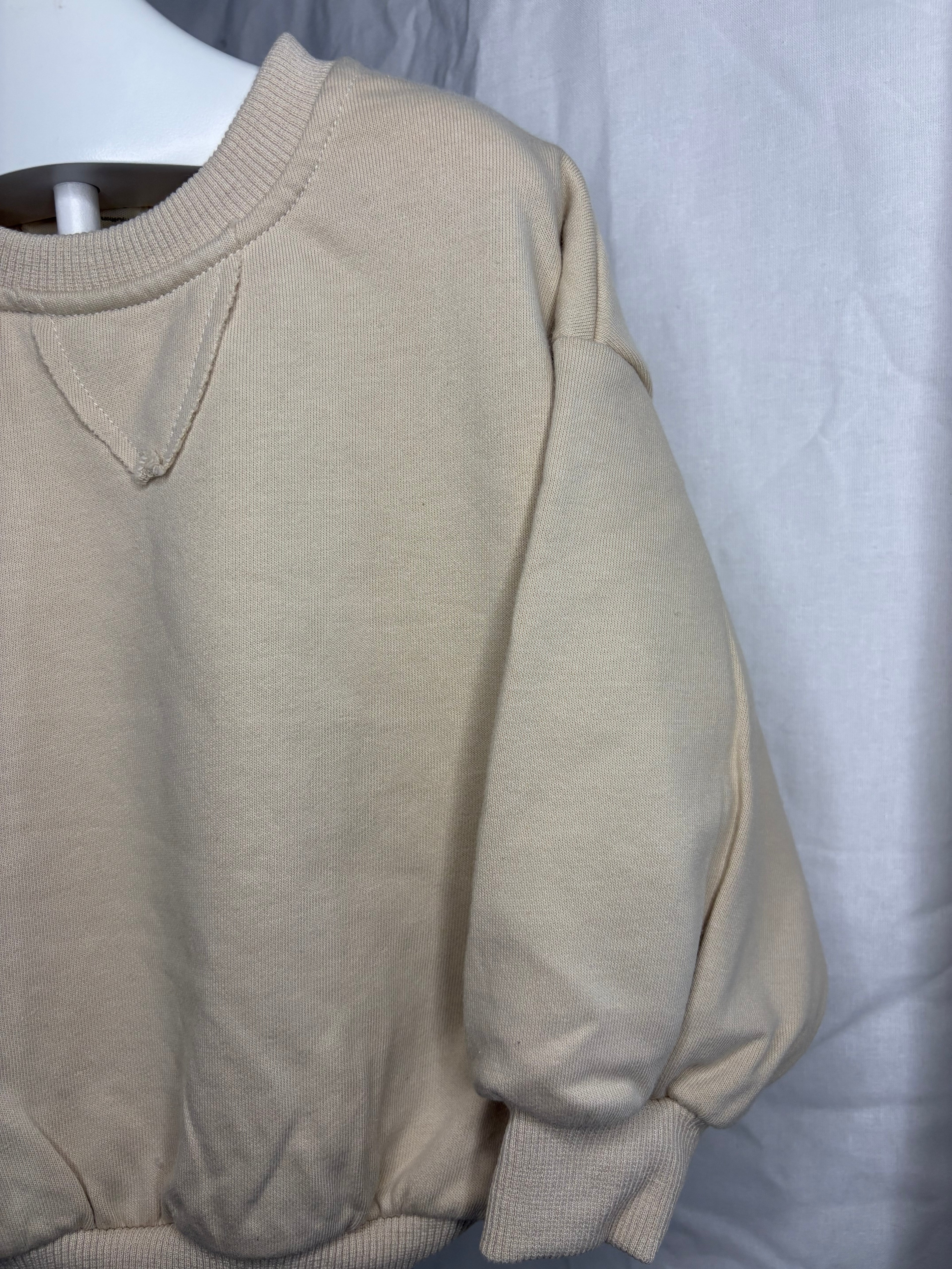 Beige crew jumper