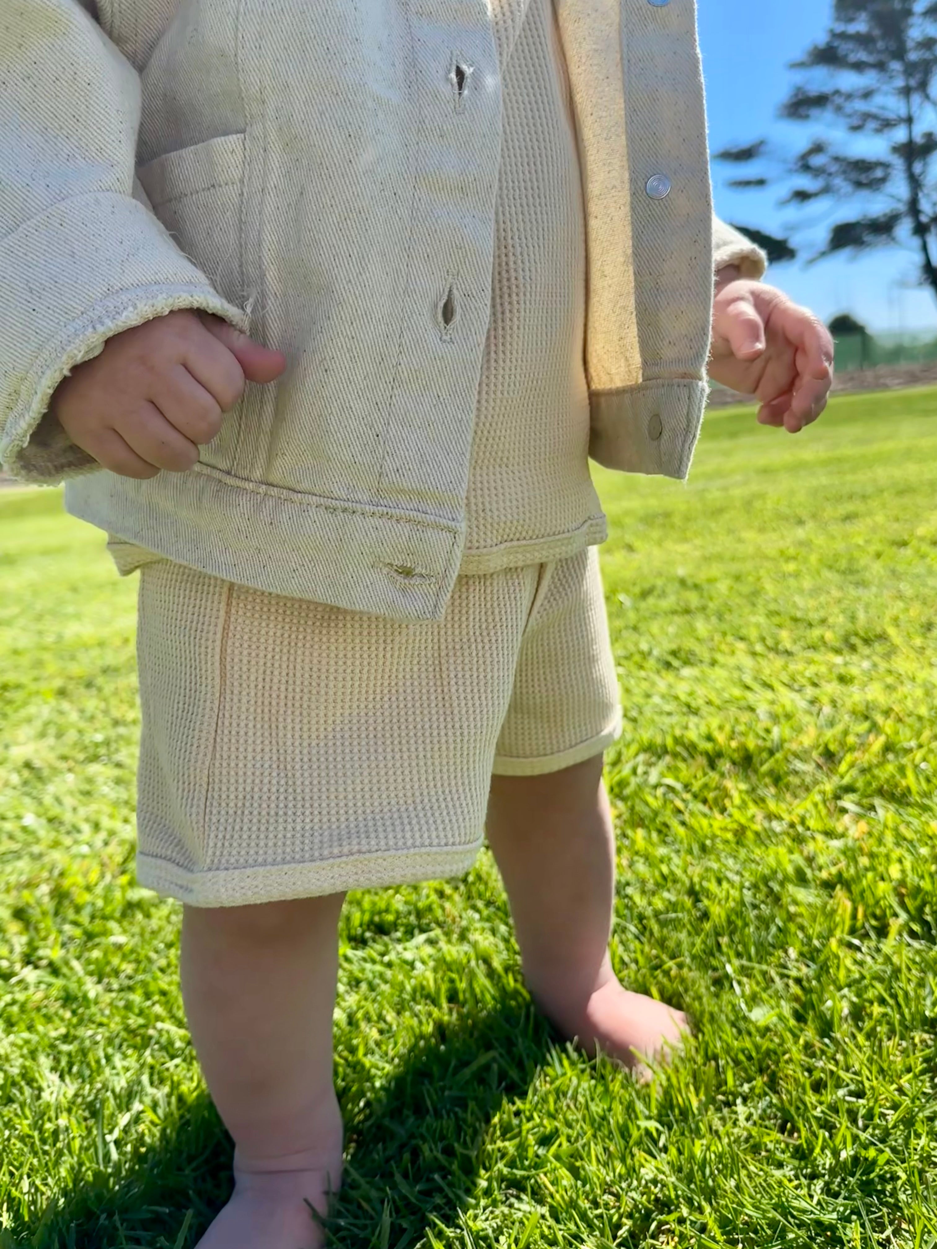 Soft speckle denim jacket