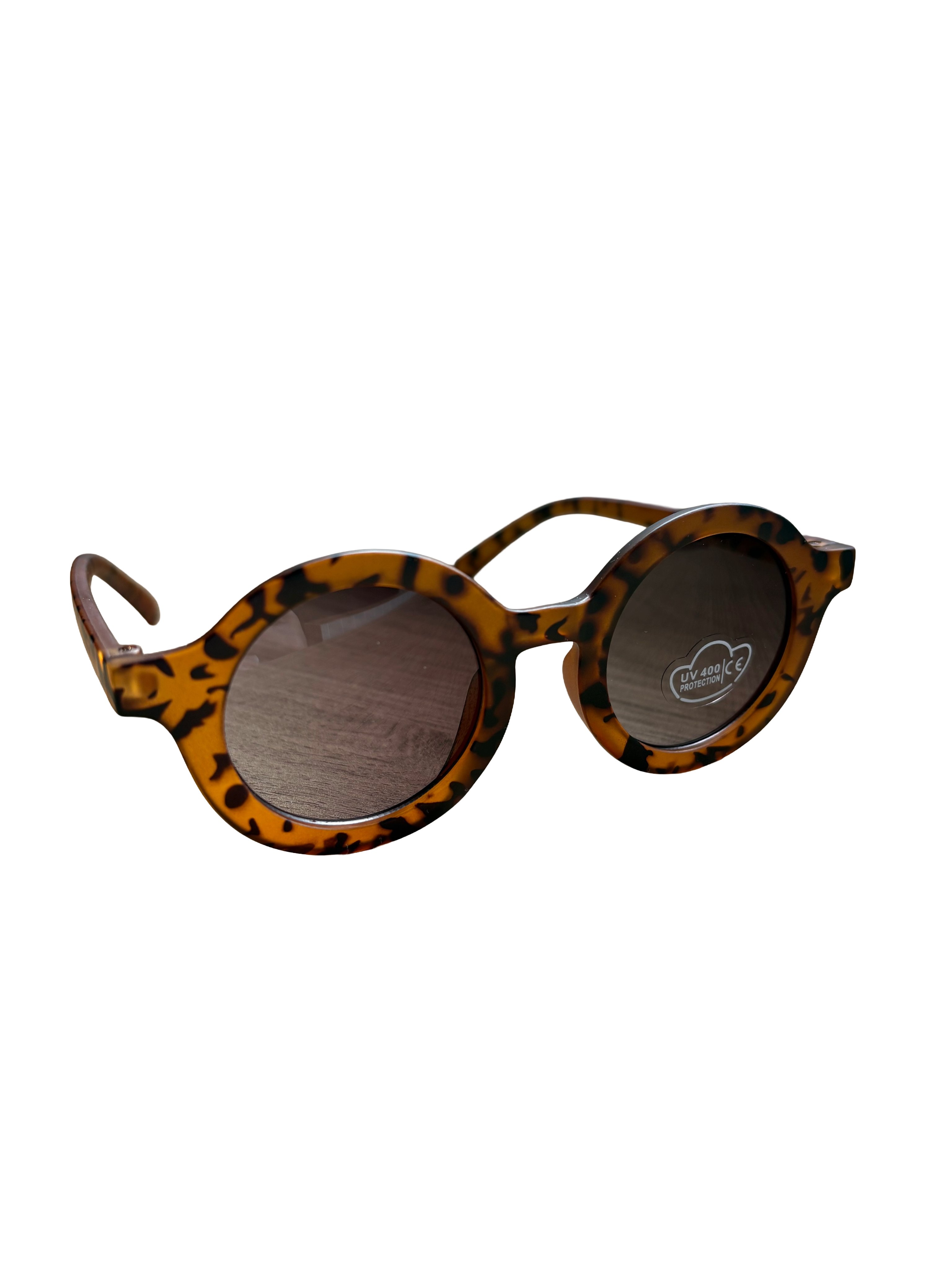 Leopard print matte sunglasses