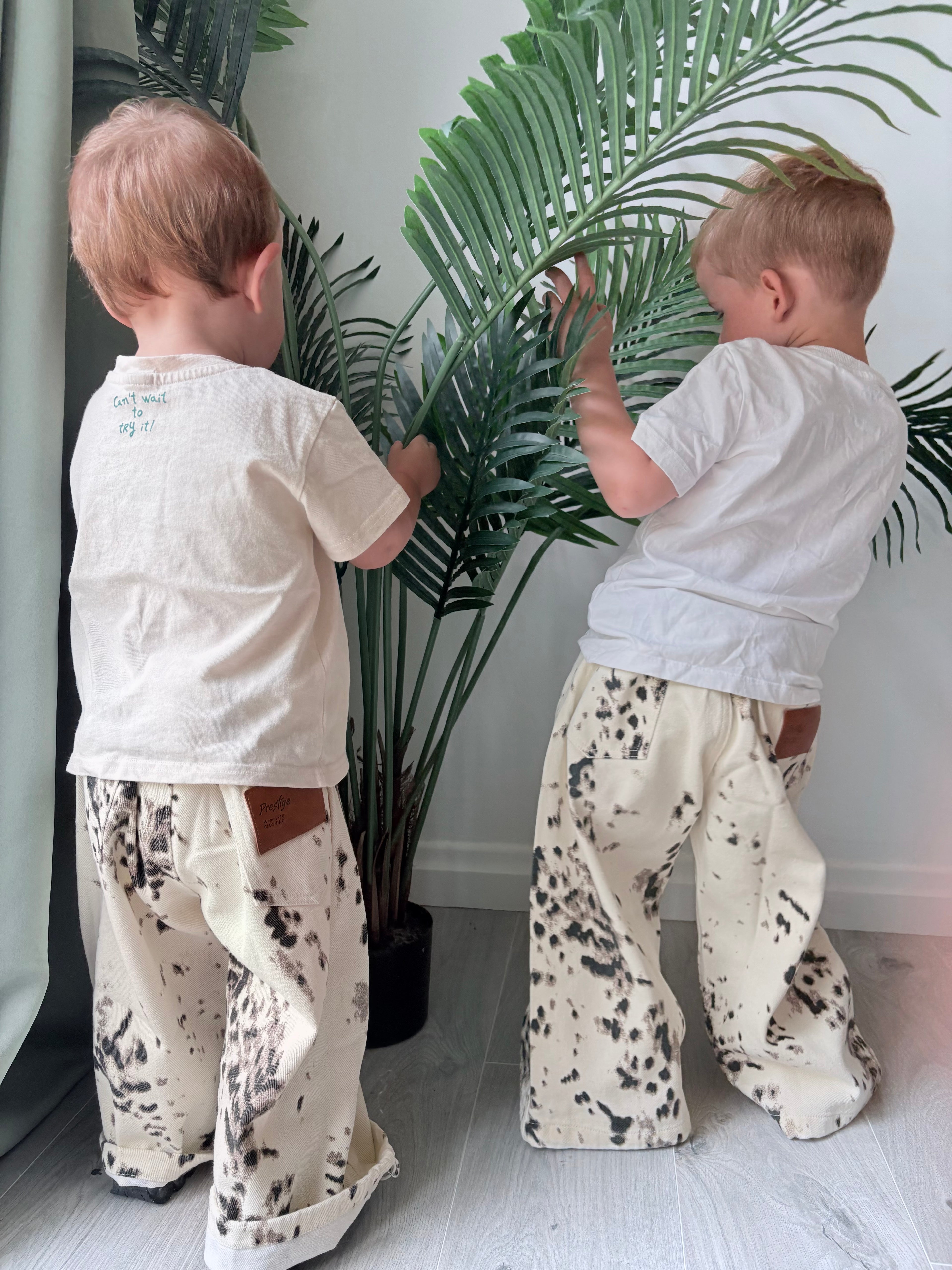 Speckled Safari Jeans