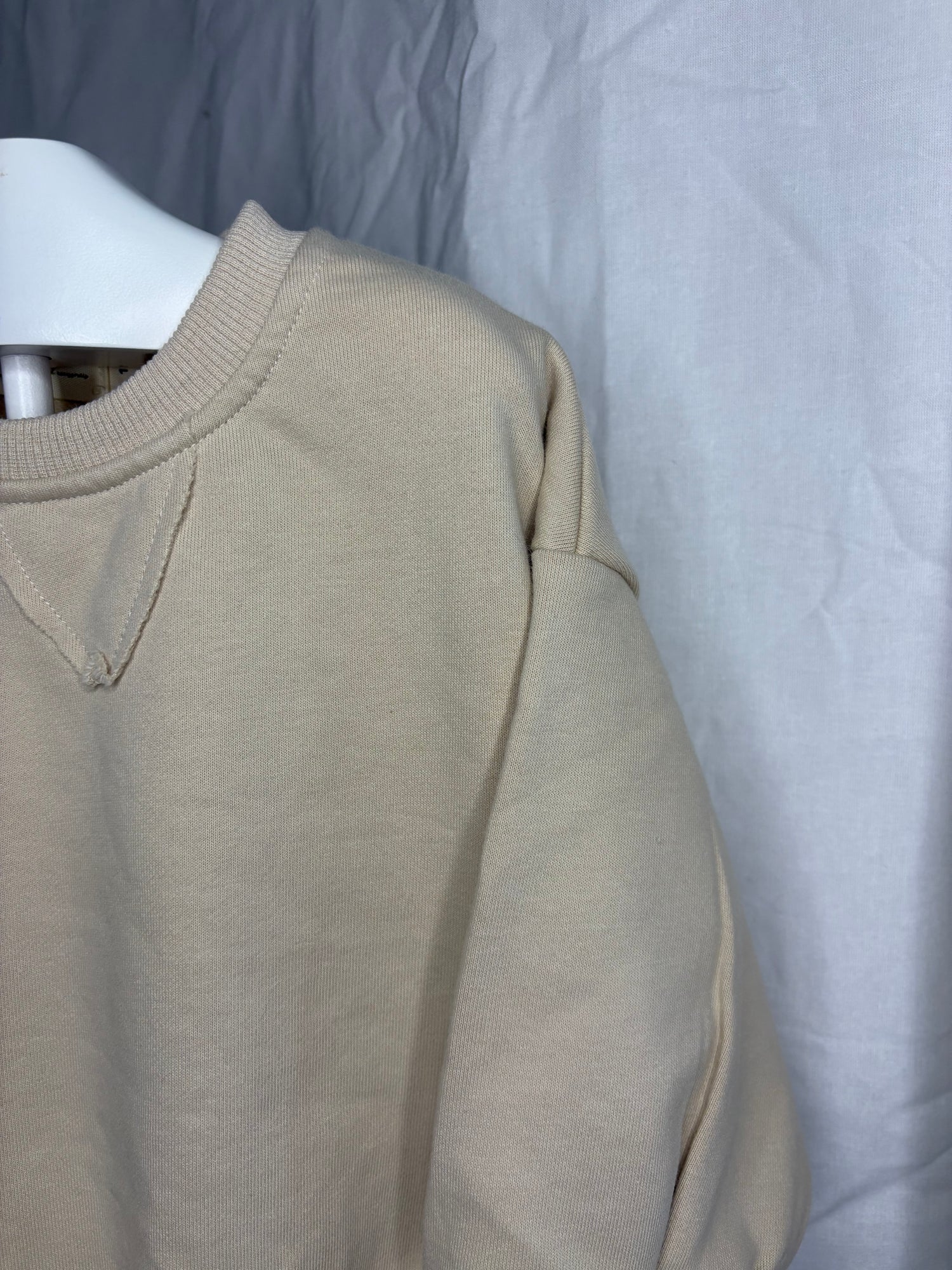 Beige crew jumper