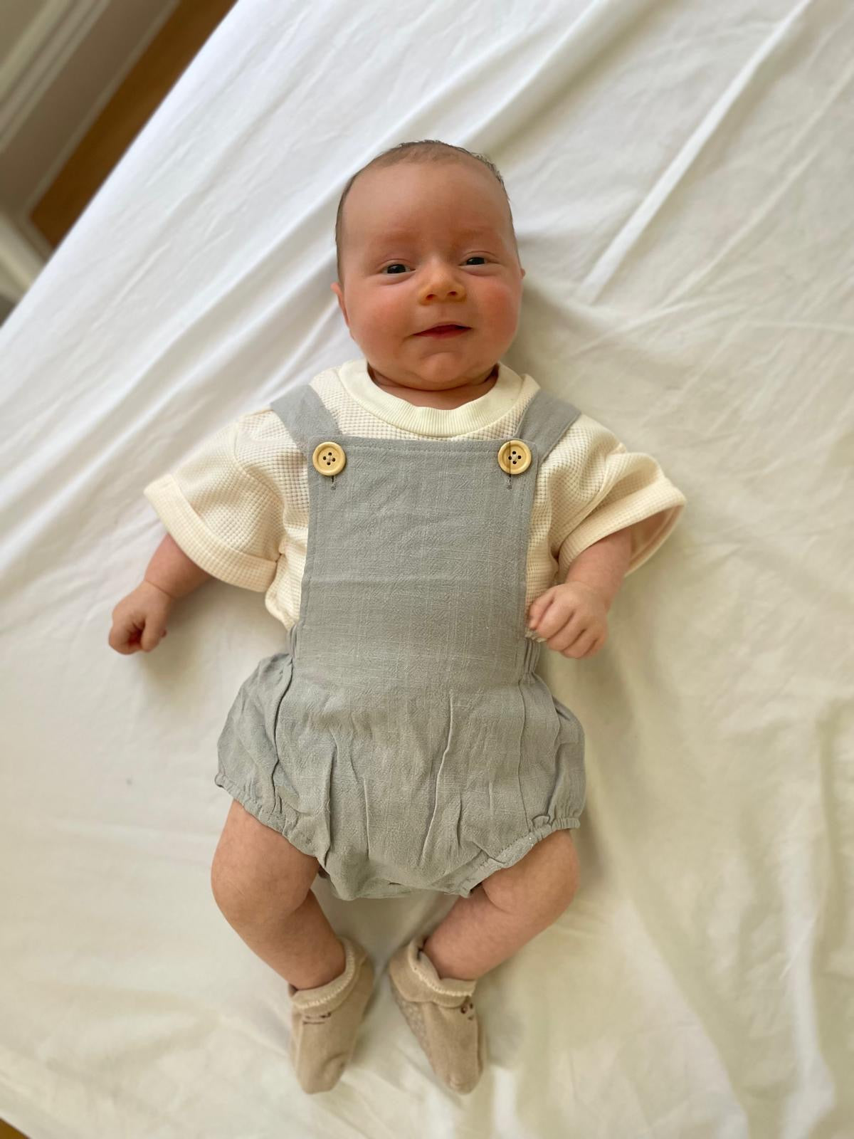Duck egg romper