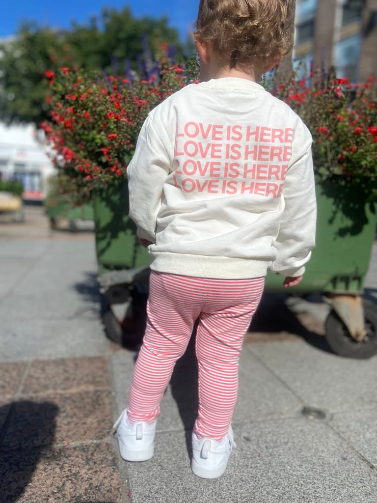 Love Is Here Jumper (Ivory White)