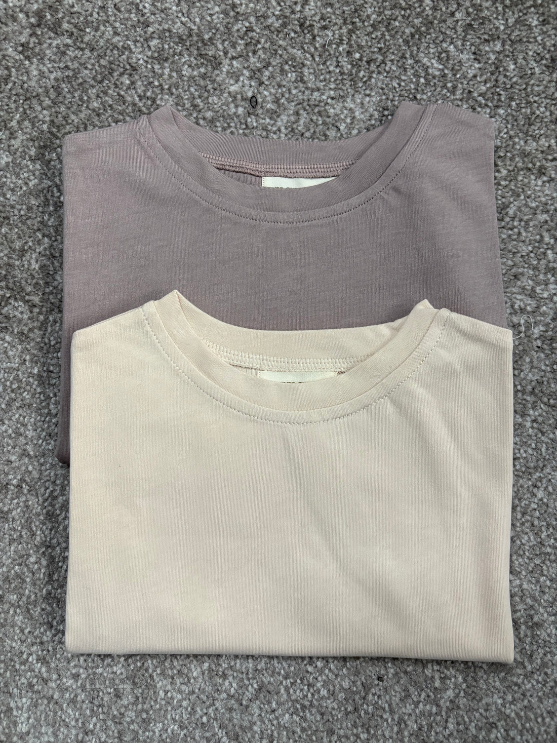 Pack of 2 short sleeve tee - mocha &amp; sand