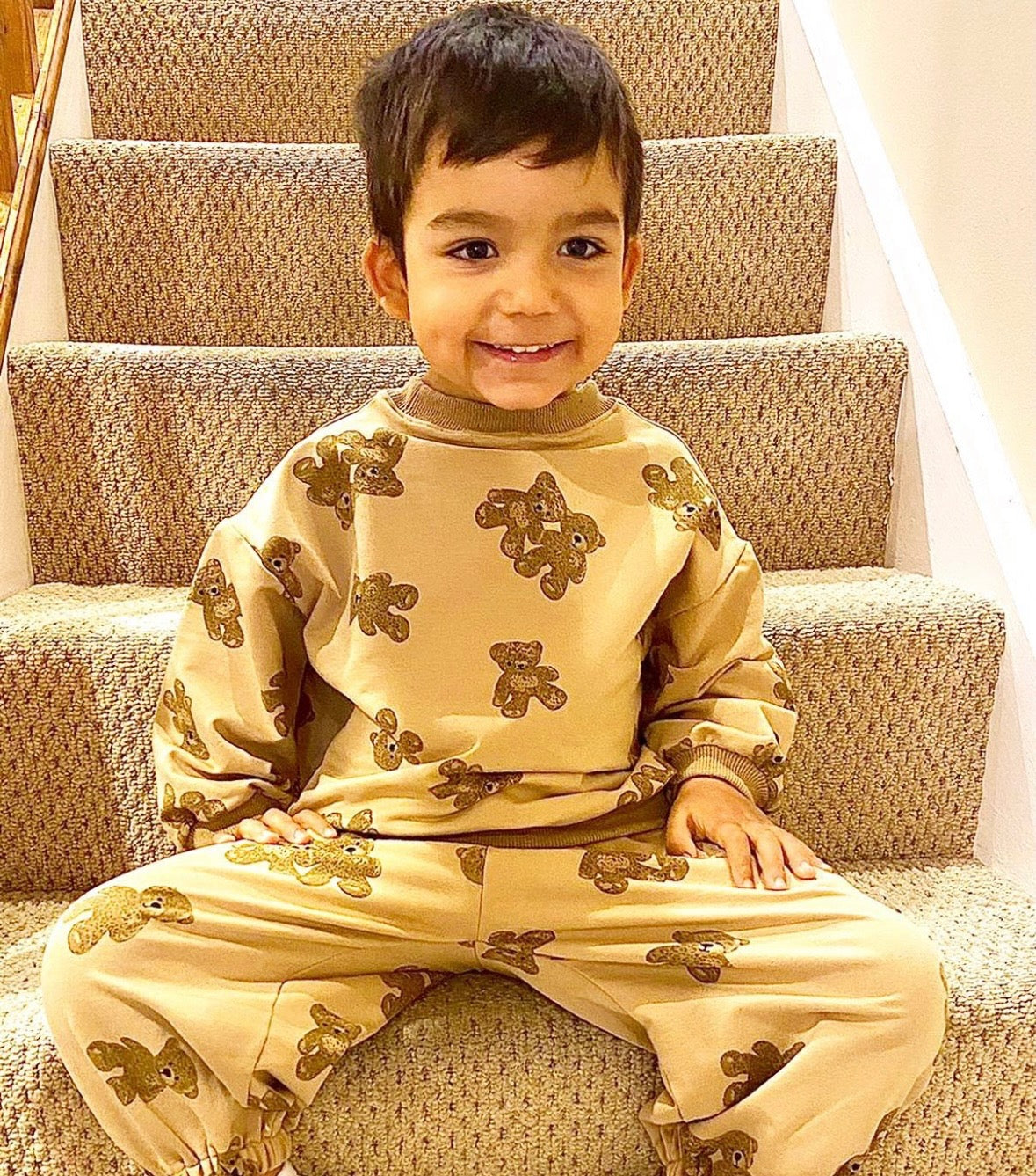 Teddy Bear Tracksuit- Brown