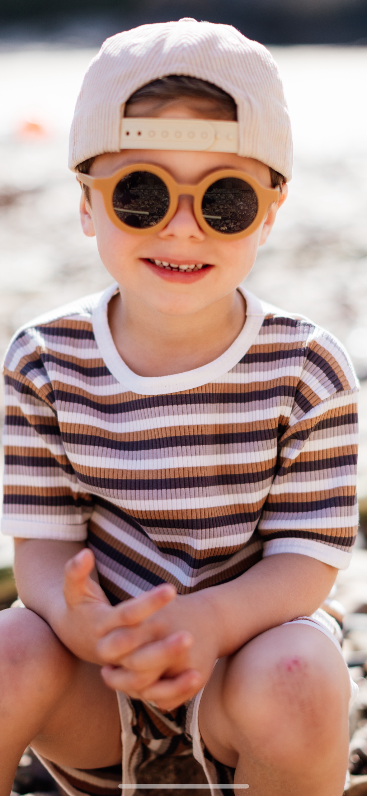 Golden matte sunglasses