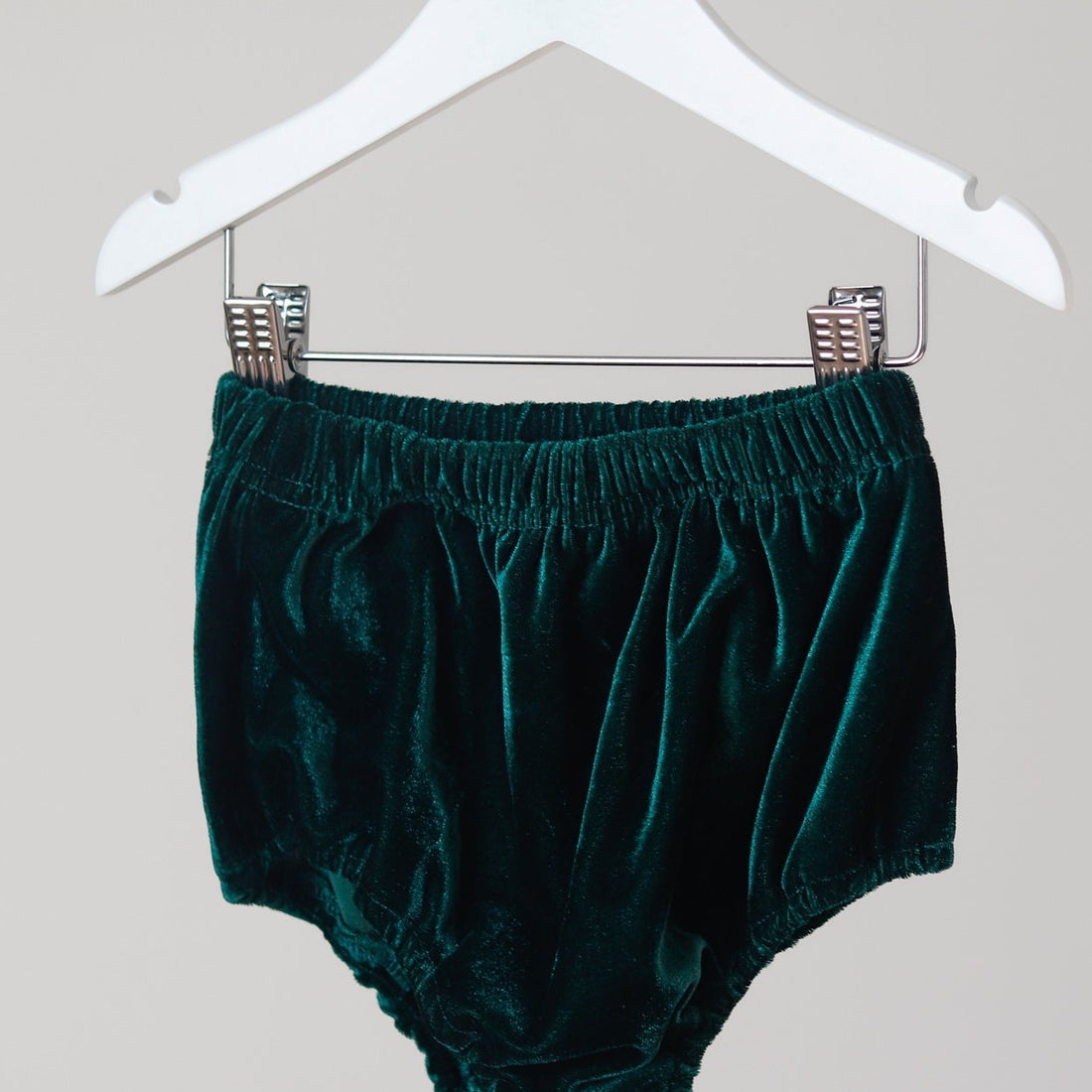 My Christmas bloomers - forest green velvet