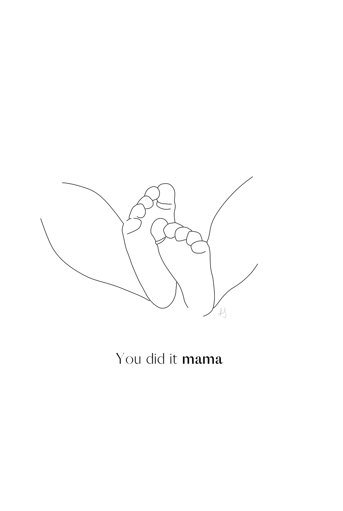 You did it mama - card (A6)